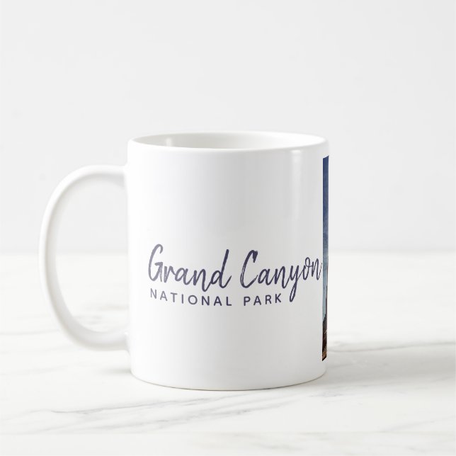 Grand Canyon National Park Arizona Vintage Coffee Mug (Left)