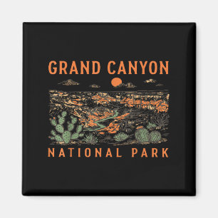Grand canyon national park arizona vintage nature magnet