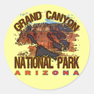 Grand Canyon National Park Classic Round Sticker