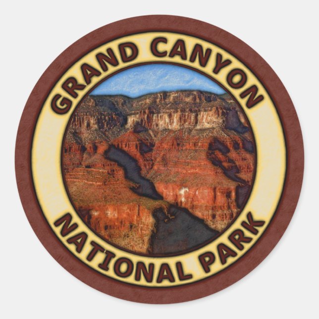 Grand Canyon National Park Classic Round Sticker (Front)