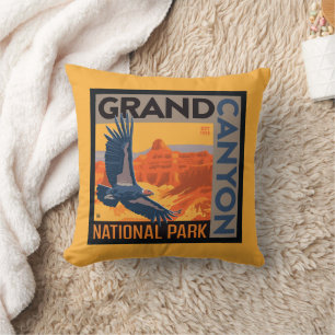 Grand Canyon National Park Condors Cushion