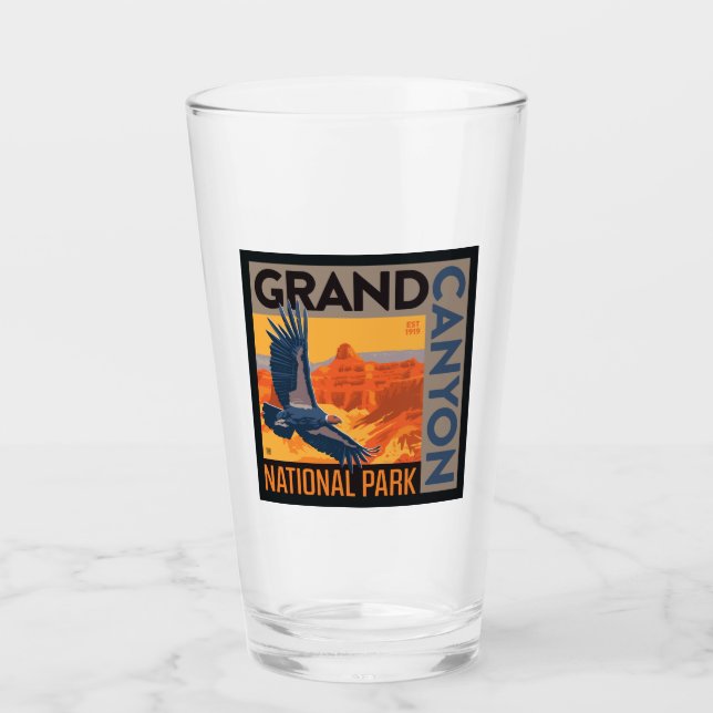 Grand Canyon National Park | Condors Glass (Front)
