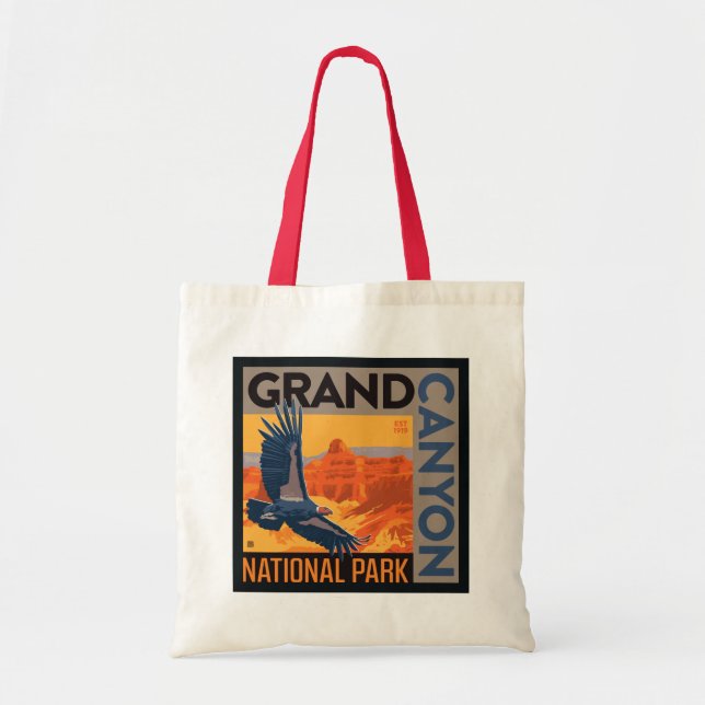 Grand Canyon National Park | Condors Tote Bag (Front)