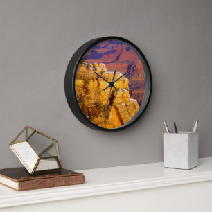 Grand Canyon National Park in Winter Clock