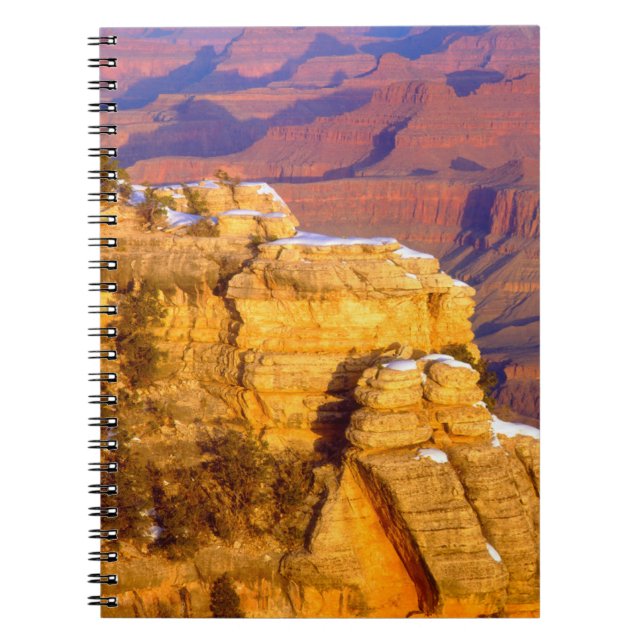 Grand Canyon National Park in Winter Notebook (Front)