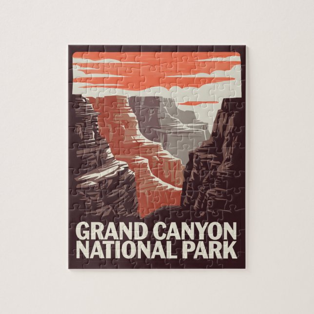 Grand Canyon National Park Landscape  Jigsaw Puzzle (Vertical)