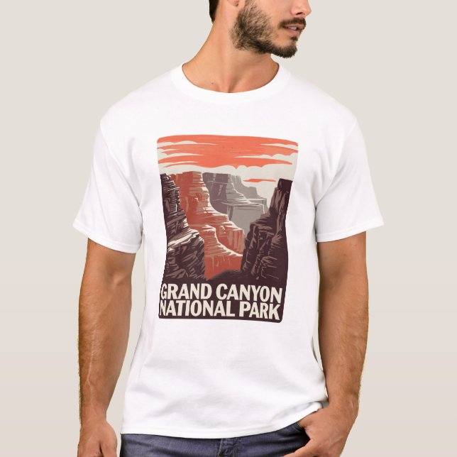 Grand Canyon National Park Landscape  T-Shirt (Front)
