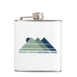 Grand Canyon National Park Mountain Sun Hip Flask