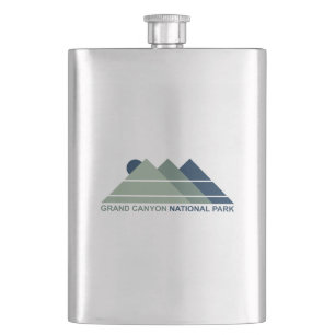 Grand Canyon National Park Mountain Sun Hip Flask