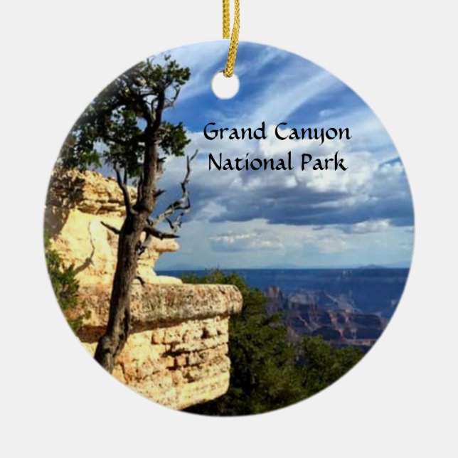 Grand Canyon National Park North Rim Ceramic Ornament (Front)