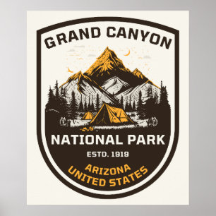 Grand Canyon National Park Outdoors and Nature Poster