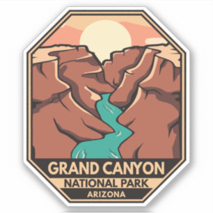 Grand Canyon National Park Retro Emblem