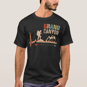 Grand Canyon National Park Rim Retro Hiking T-Shirt