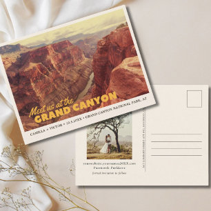 Grand Canyon National Park Save the Date Postcard