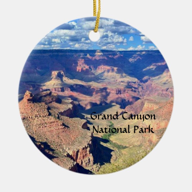 Grand Canyon National Park South Rim Ceramic Ornament (Front)
