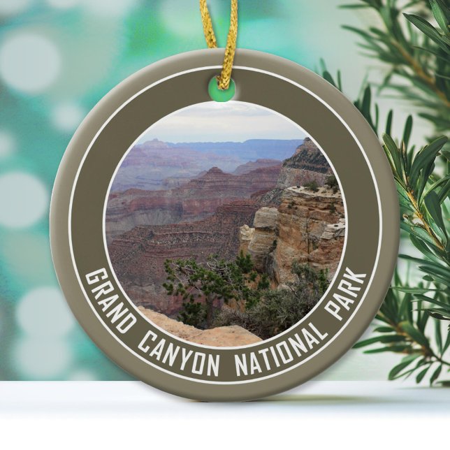 Grand Canyon National Park Souvenir Ceramic Tree Decoration (National Park Ornament)