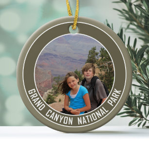 Grand Canyon National Park Souvenir Photo Metal Tree Decoration