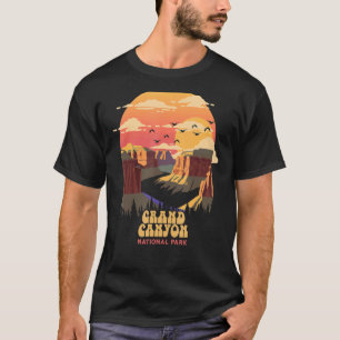 Grand Canyon National Park Sunset WPA Poster Style T-Shirt