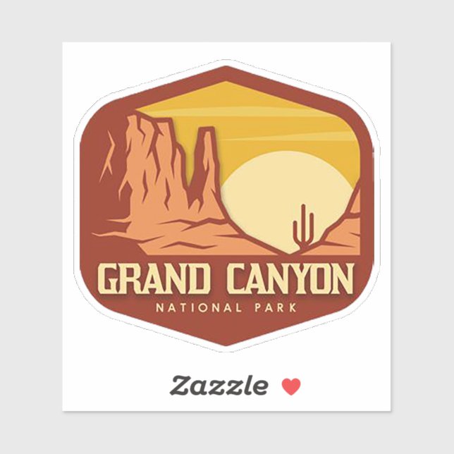 Grand Canyon National Park Vinyl Sticker (Sheet)