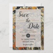 Grand Canyon National Park Wedding Save the Date