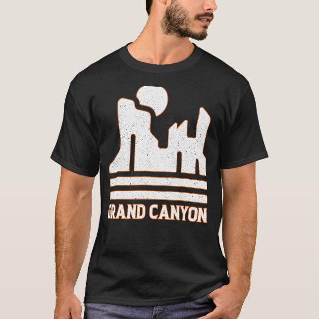 Grand Canyon National Park WPA Poster Style Graphi T-Shirt (Front)