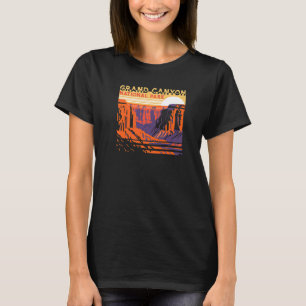 Grand Canyon National Park WPA Poster Style Graphi T-Shirt