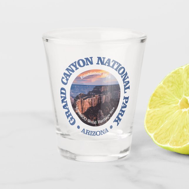 Grand Canyon NP 2 Shot Glass (Front)
