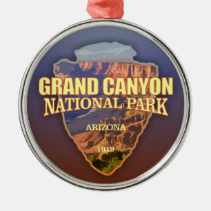 Grand Canyon NP (arrowhead) Metal Ornament