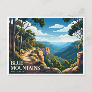 Grand Canyon of the Blue Mountains Australia Postcard