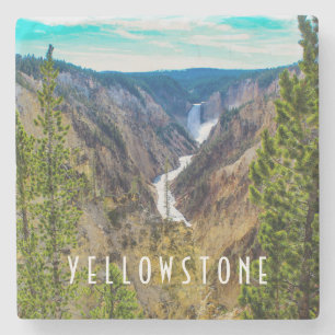 Grand Canyon of Yellowstone Stone Coaster