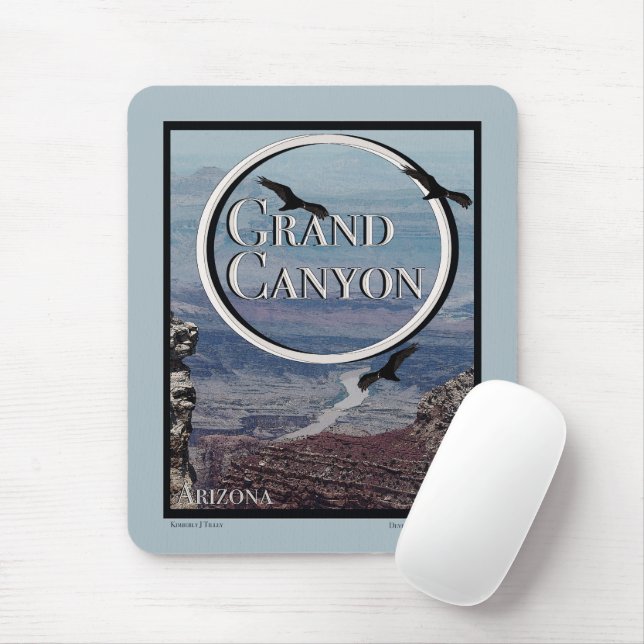Grand Canyon Poster Mouse Pad (With Mouse)