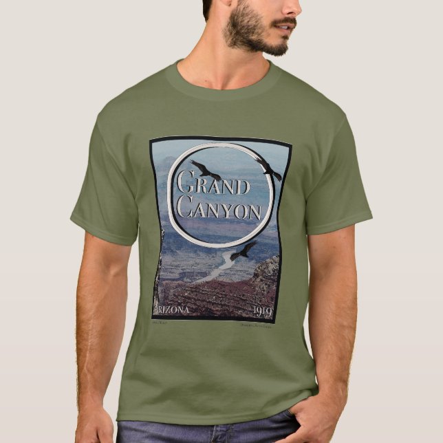 Grand Canyon Poster T-Shirt (Front)