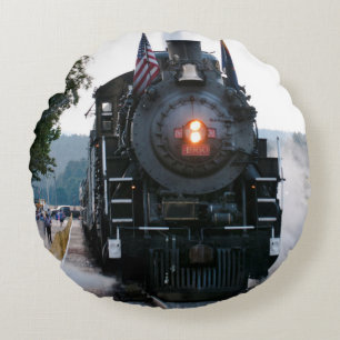 Grand Canyon Railway Round Cushion