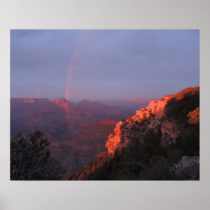 Grand Canyon Rainbow Poster