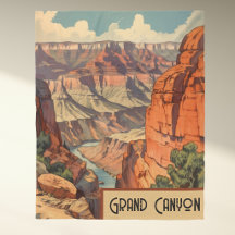 Grand Canyon Retro Cabin Home Decor