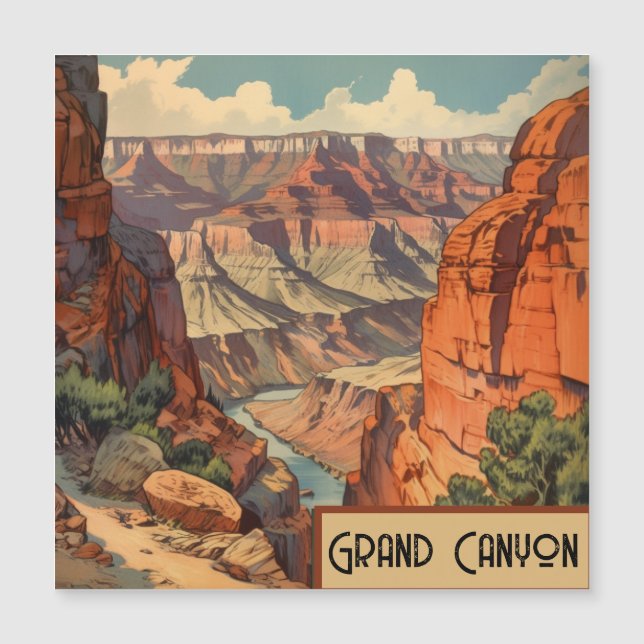 Grand Canyon Retro Travel Design (Front)
