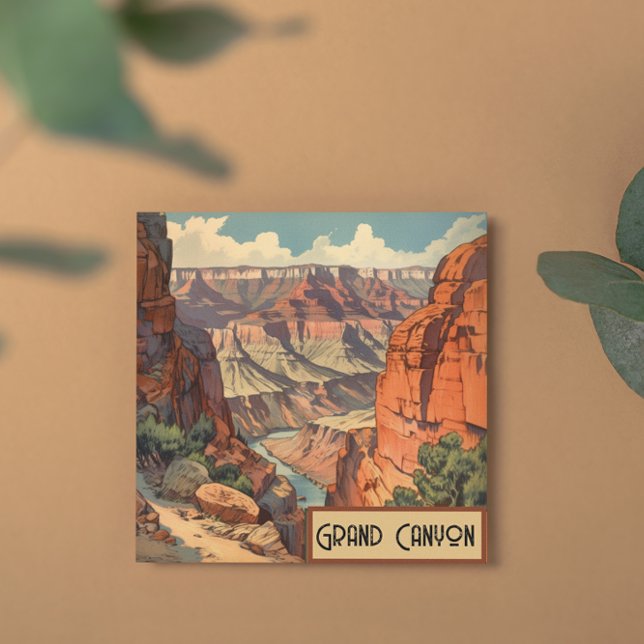 Grand Canyon Retro Travel Design (Creator Uploaded)