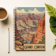 Grand Canyon Retro Travel Stationery