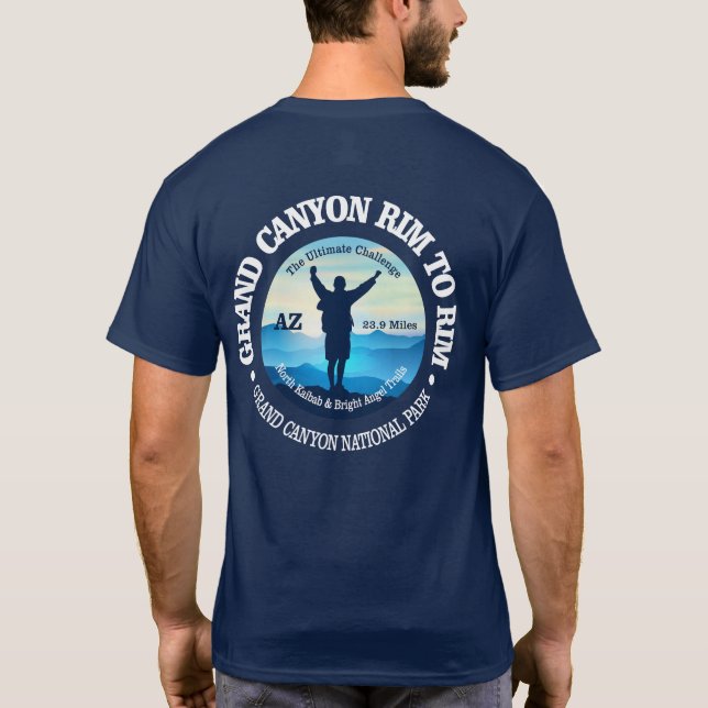 Grand Canyon Rim to Rim (V) T-Shirt (Back)