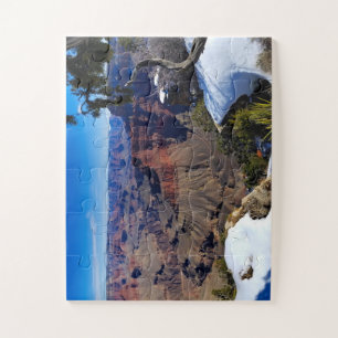 Grand Canyon South Rim with Snow Puzzle