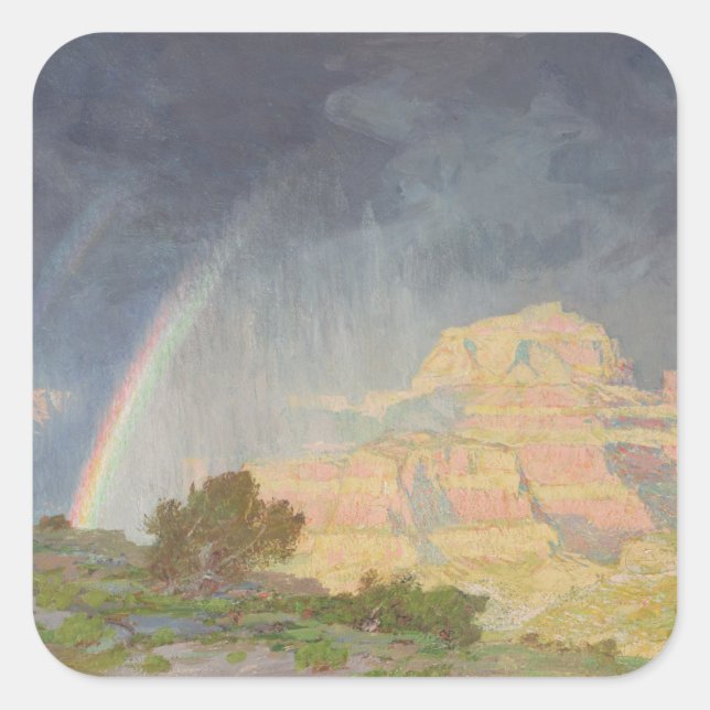 Grand Canyon Square Sticker (Front)