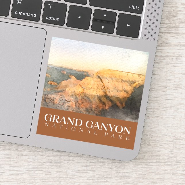 Grand Canyon Sticker, National Park Decal (Detail)