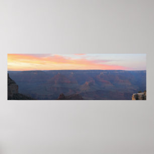 Grand Canyon sunrise panorama Poster