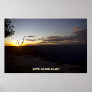 Grand Canyon Sunset 1 Poster