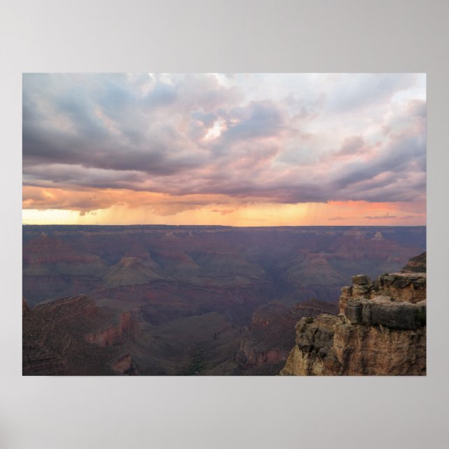 Grand Canyon sunset Poster (Front)