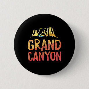 Grand Canyon T Shirt - Retro Arizona Vacation Souv 6 Cm Round Badge