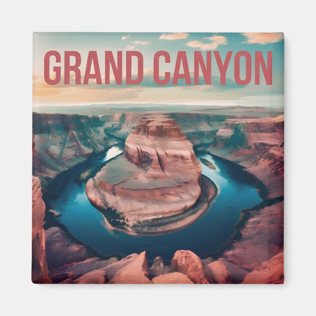 Grand Canyon USA vintage Magnet (Front)