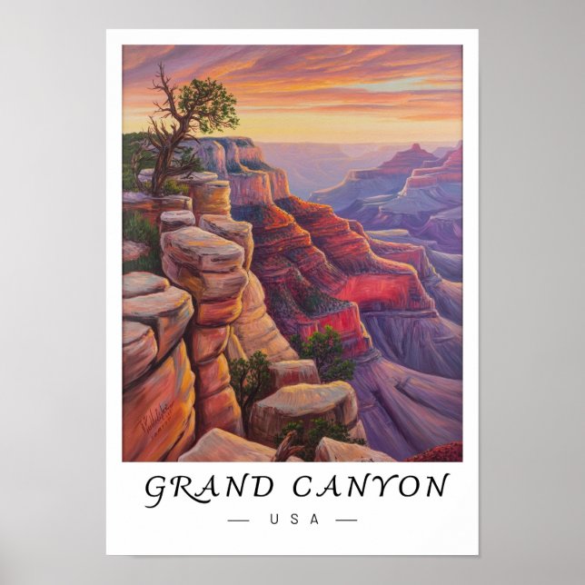 Grand Canyon USA  Wall Art, American Southwest  Poster (Front)