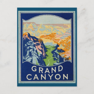 Grand Canyon - Vintage Travel Postcard
