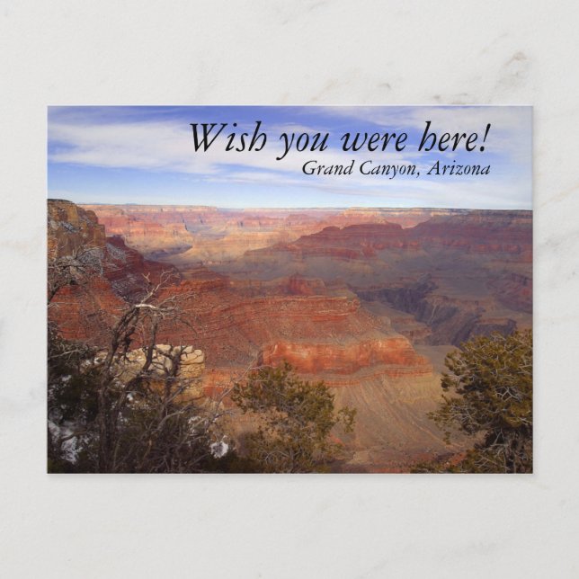 Grand Canyon, Wish you were here! Postcard (Front)